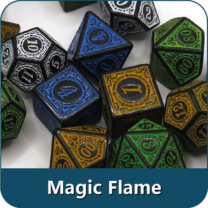 2025 Drachen Roulette Würfel-Spinner Für DND-Würfelset, 7-in-1 Drachen Metall D&D Würfel Mit Geschenkkoffer Für Dungeons And Dragons Spiel, Geschenke Für RPG-Rollenspiel-Tischspiele (Blau Gold