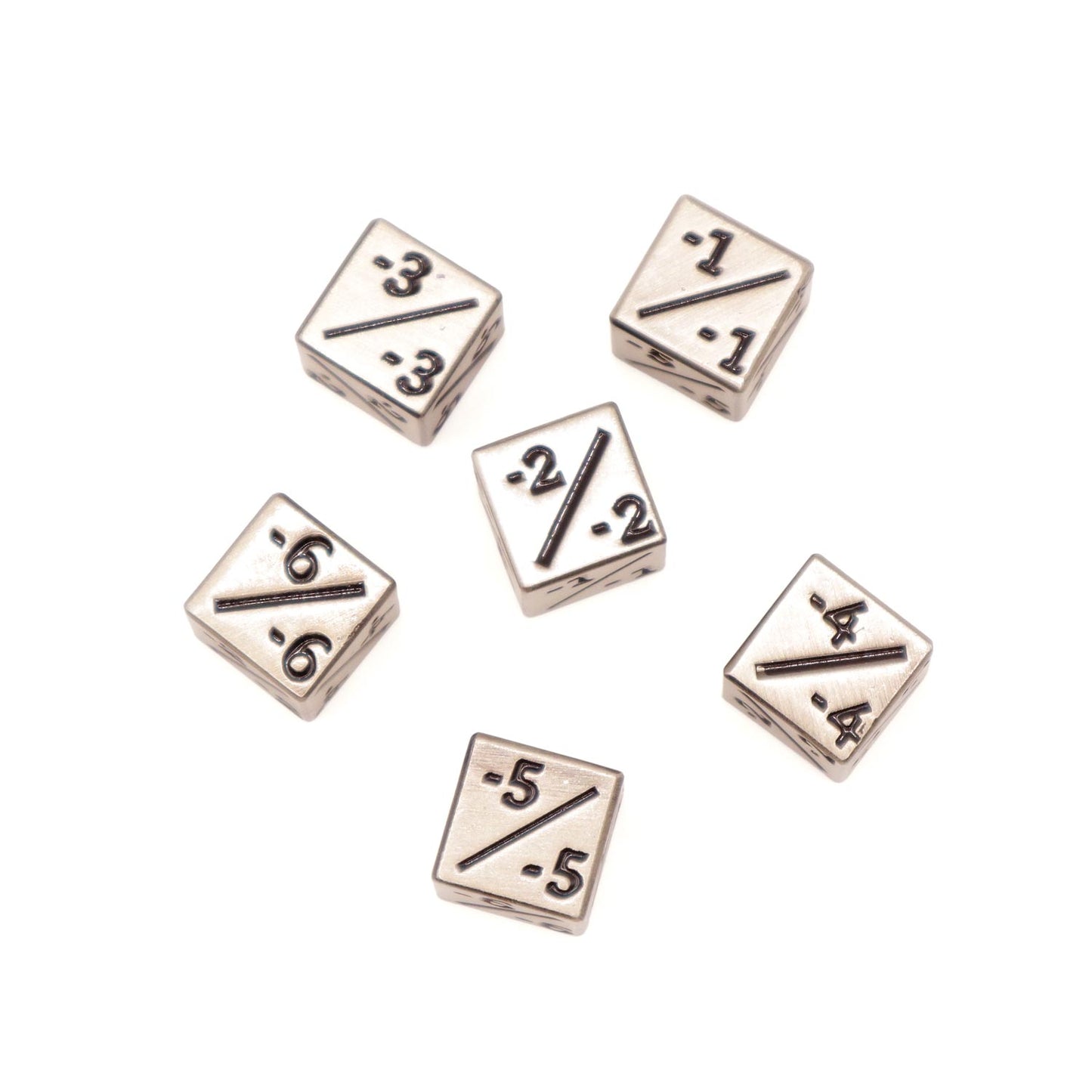 Counterdice (-) Metall Silber 16mm