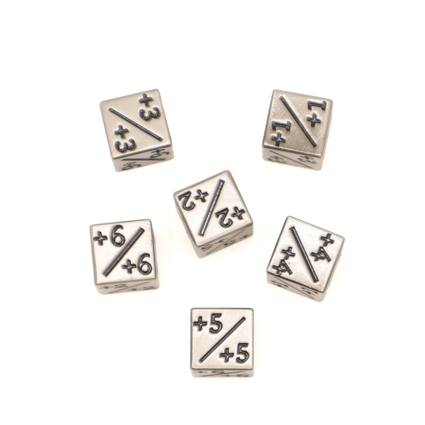 Counterdice (+) Metall Silber 16mm