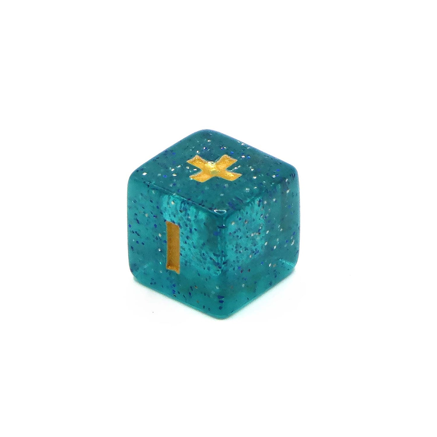 Fate & Fudge Würfel: Blue Glitter