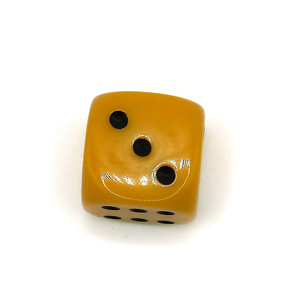 D6 1 Seniorenwürfel Gelb