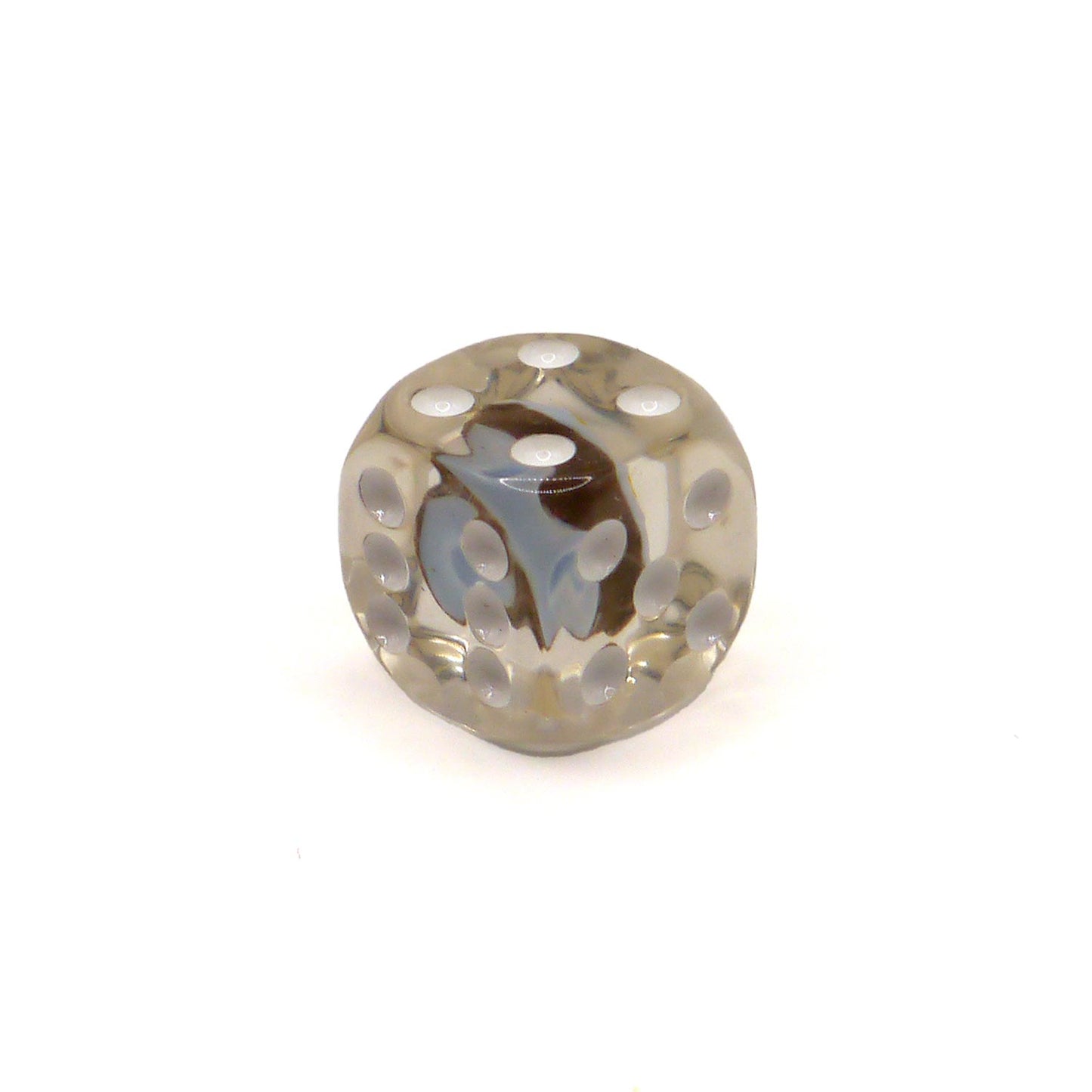 D6 1 Würfel: Donut Blue