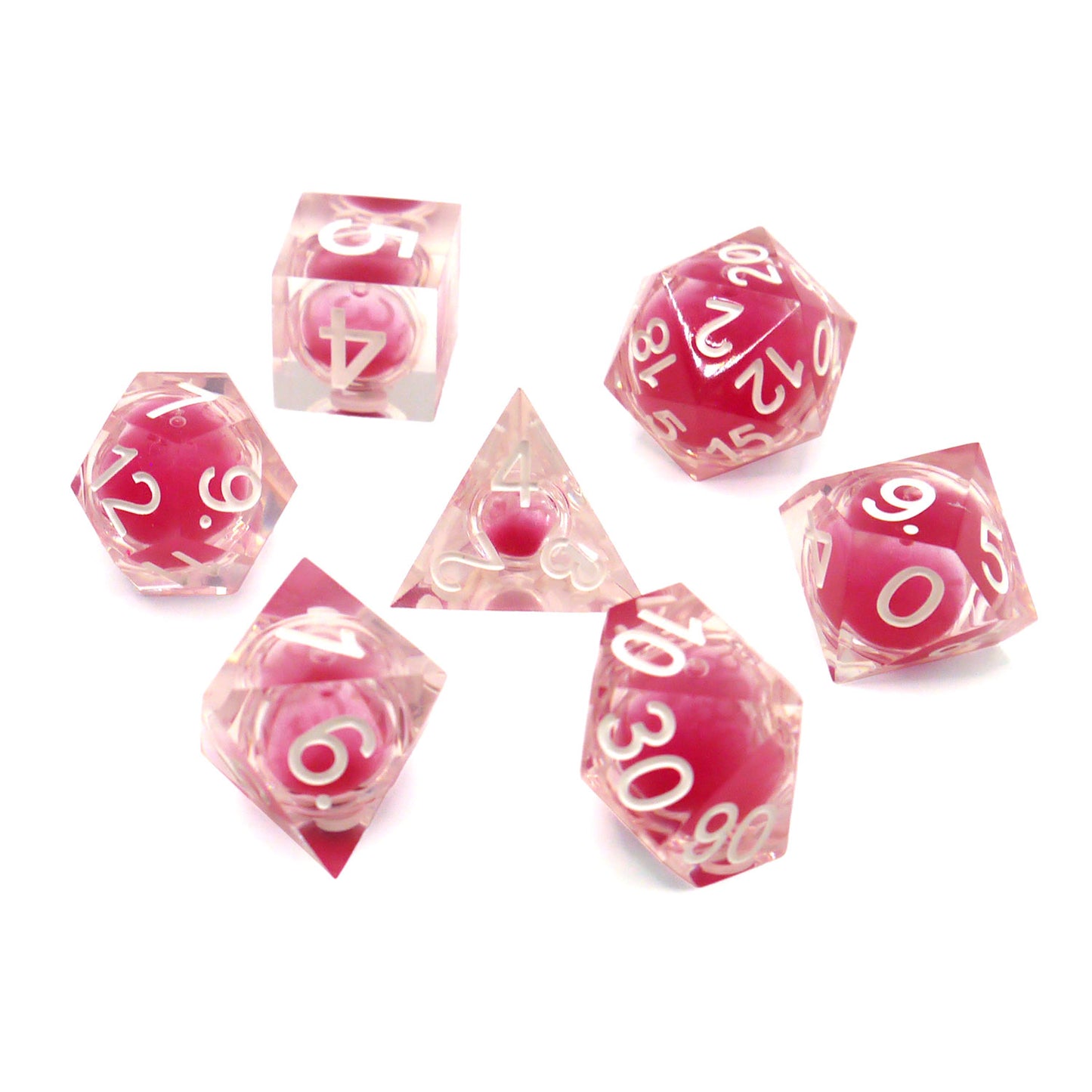 7-teiliges RPG Würfelset Liquid Core: Core Candy