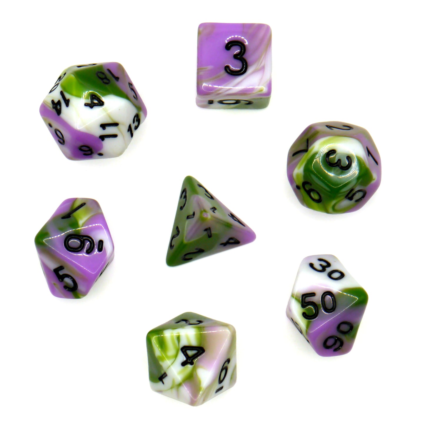 7-teiliges RPG Würfelset Mehrfarbig: The Real Joker