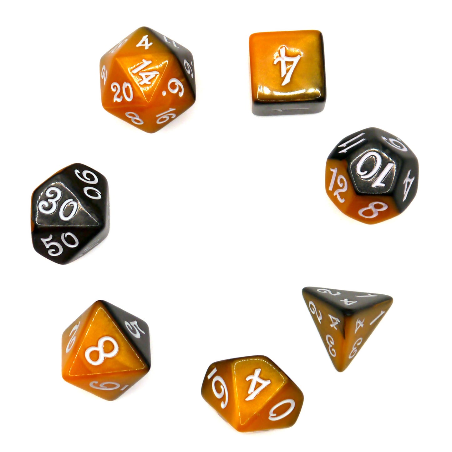 7-teiliges RPG Würfelset Mehrfarbig: Fable Puss in Boots