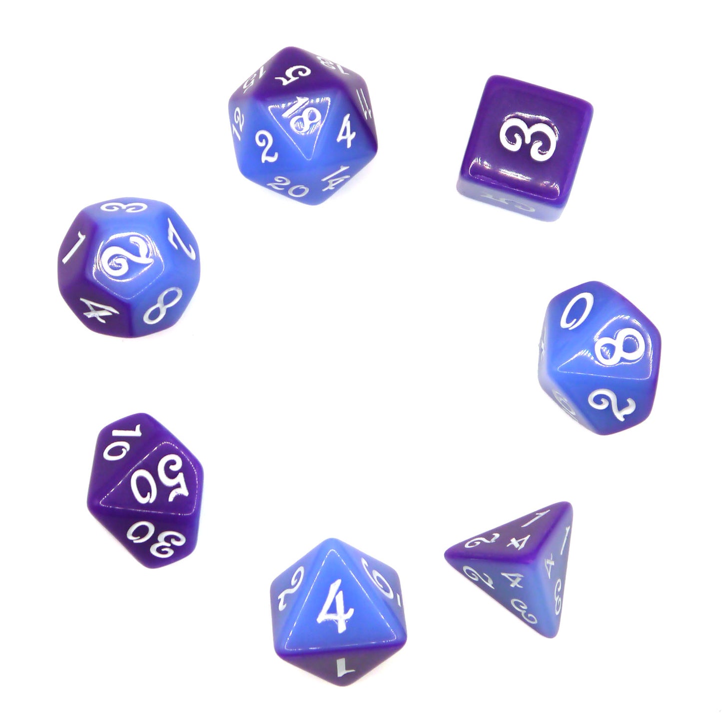 7-teiliges RPG Würfelset Mehrfarbig: Fable Aladin