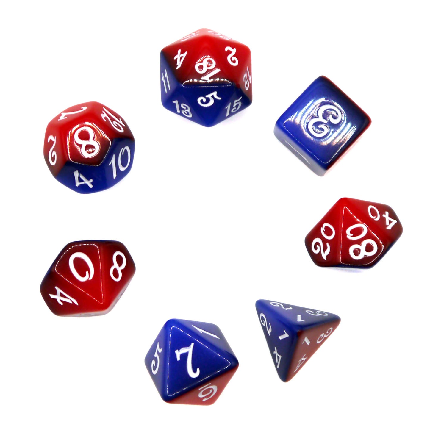 7-teiliges RPG Würfelset Mehrfarbig: Fable Snow White