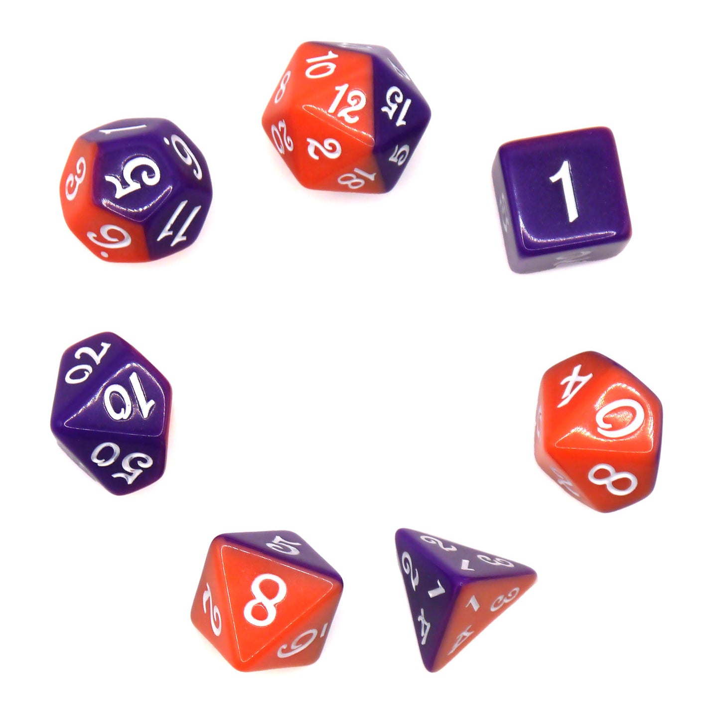 7-teiliges RPG Würfelset Mehrfarbig: Fable Rapunzel