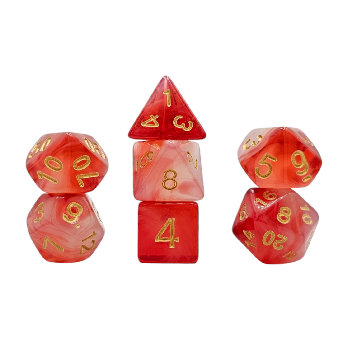 7-teiliges RPG Würfelset Galaxy: Cocktail Zombie