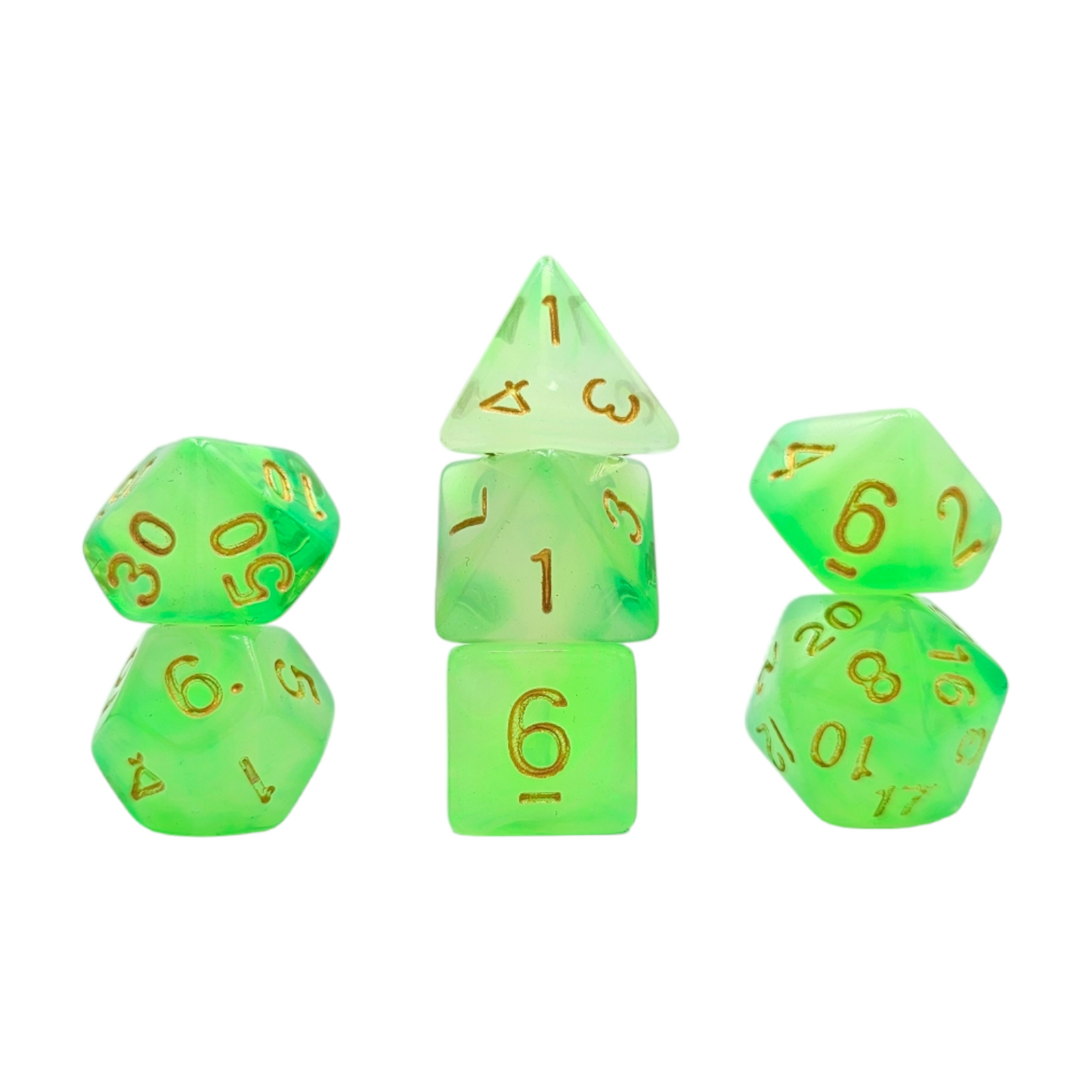 7-teiliges RPG Würfelset Galaxy: Cocktail Mojito