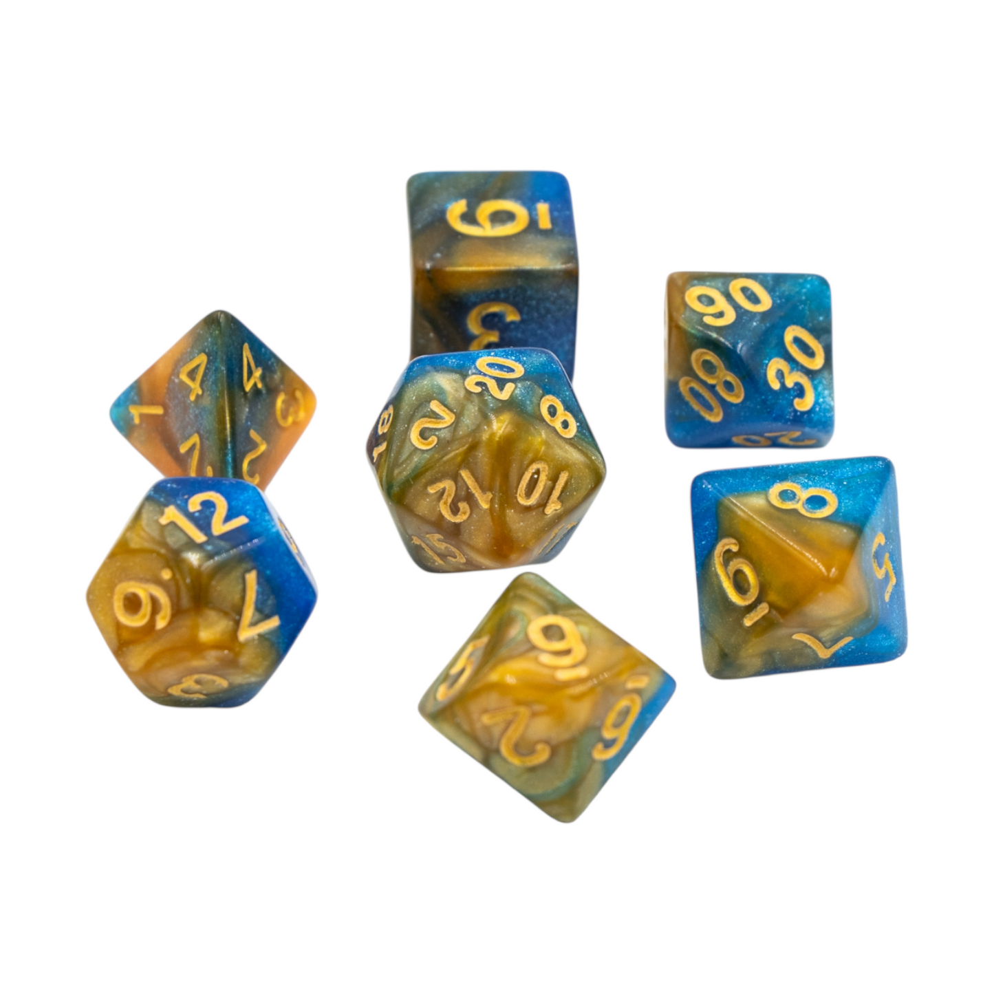 7-teiliges RPG Würfelset Galaxy: Neptune