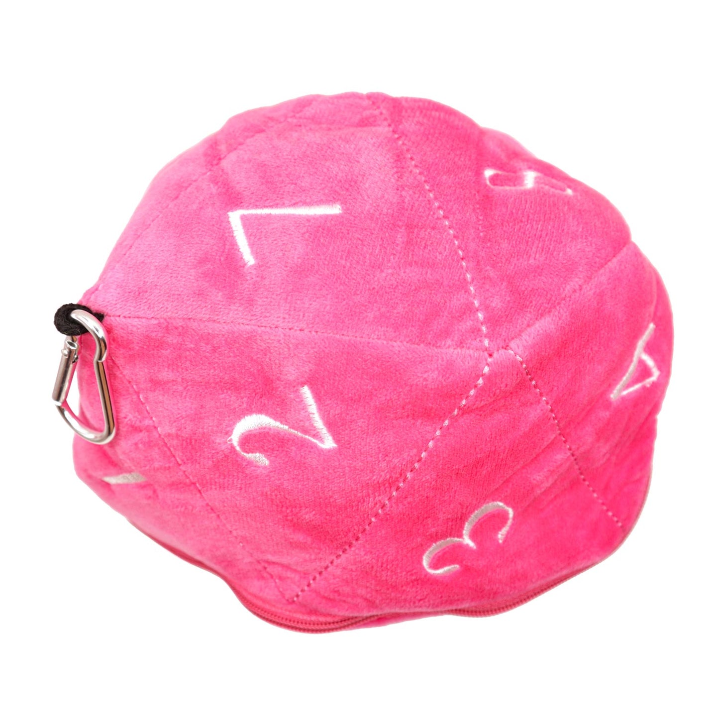 Würfelbeutel D20 Pink