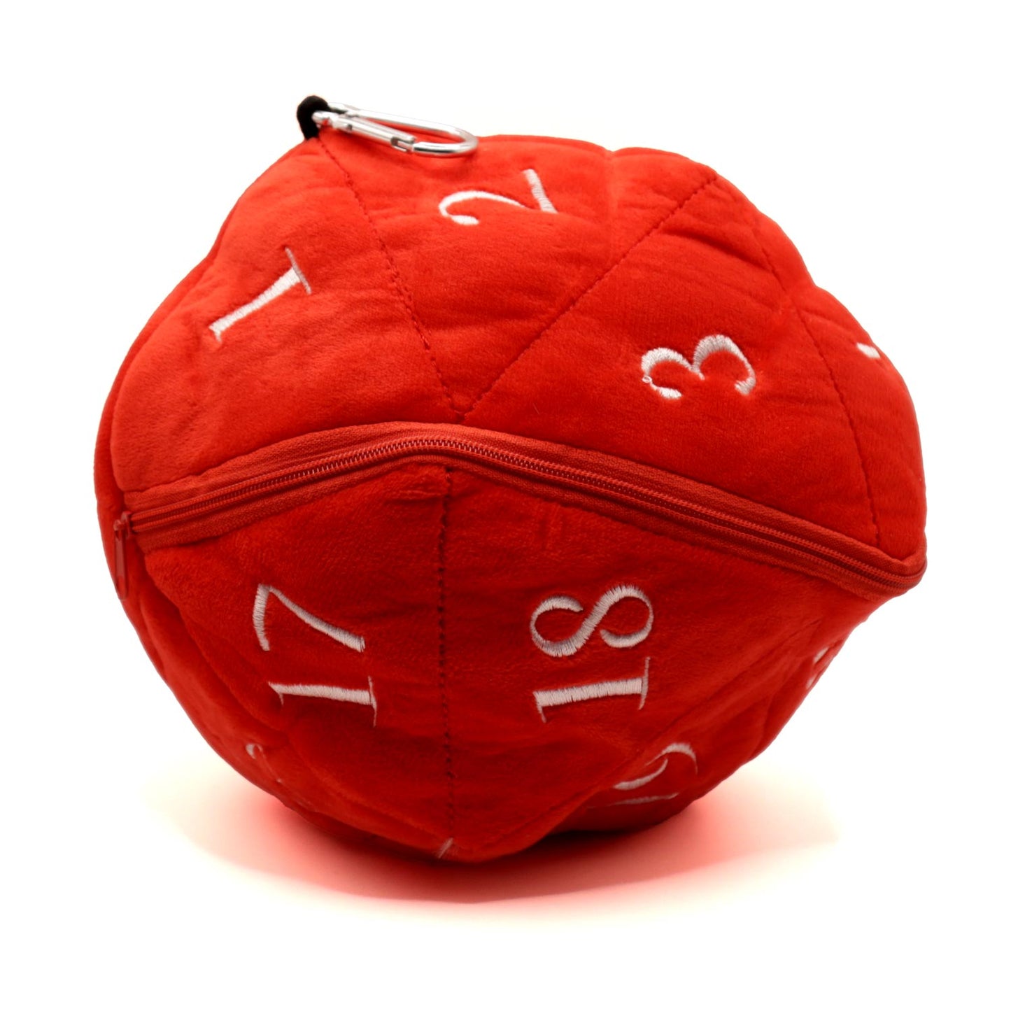 Würfelbeutel D20 Rot