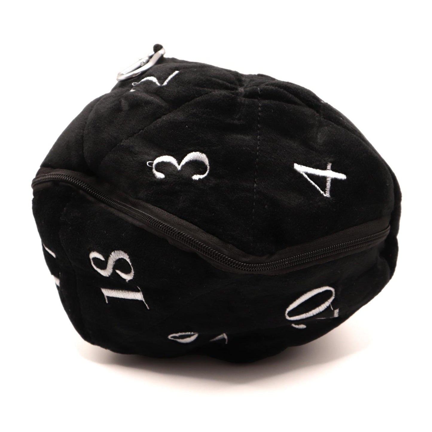 Würfelbeutel D20 Schwarz