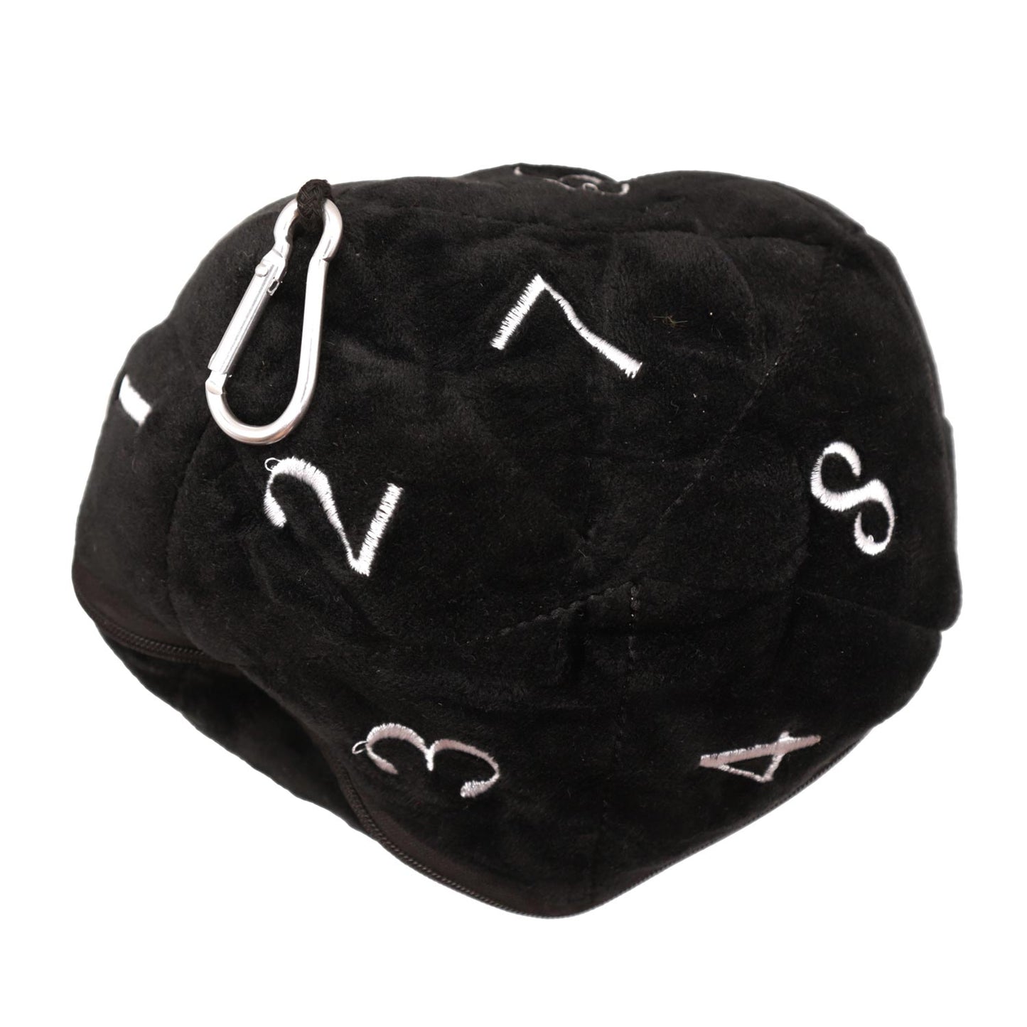 Würfelbeutel D20 Schwarz
