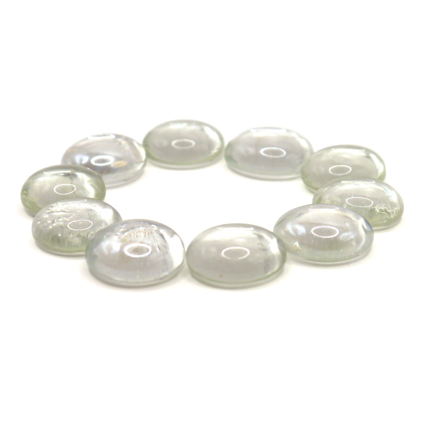 10 Spielsteine: Transparent Crystal
