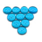 10 Spielsteine: Transparent Hellblau