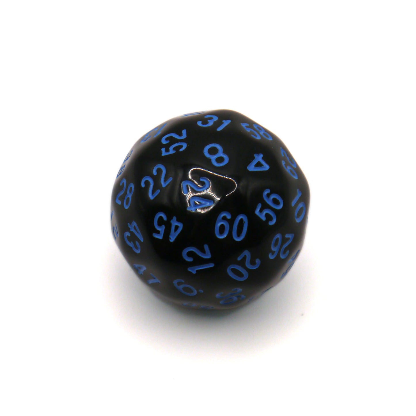 D60 Würfel Schwarz/Blau