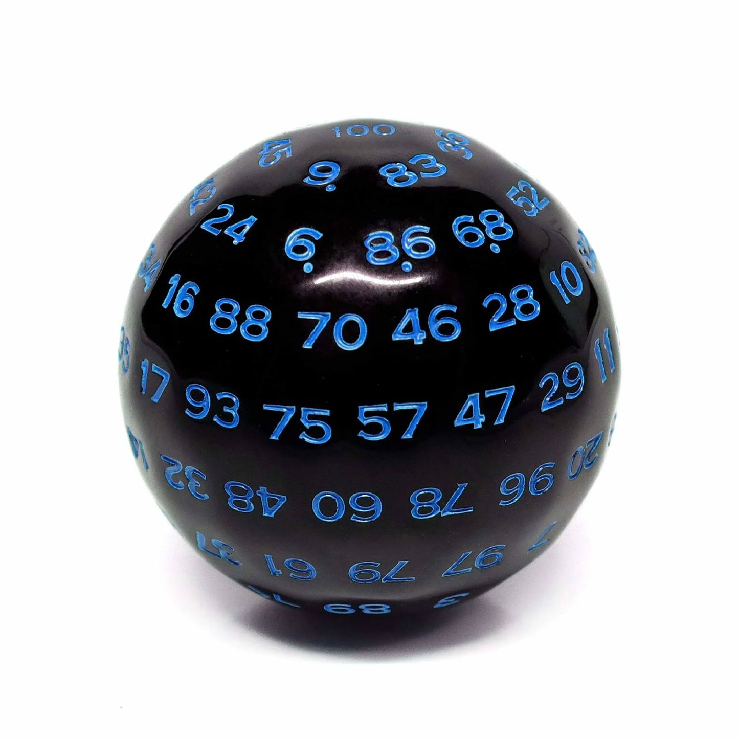 D100 Würfel Black/Blue