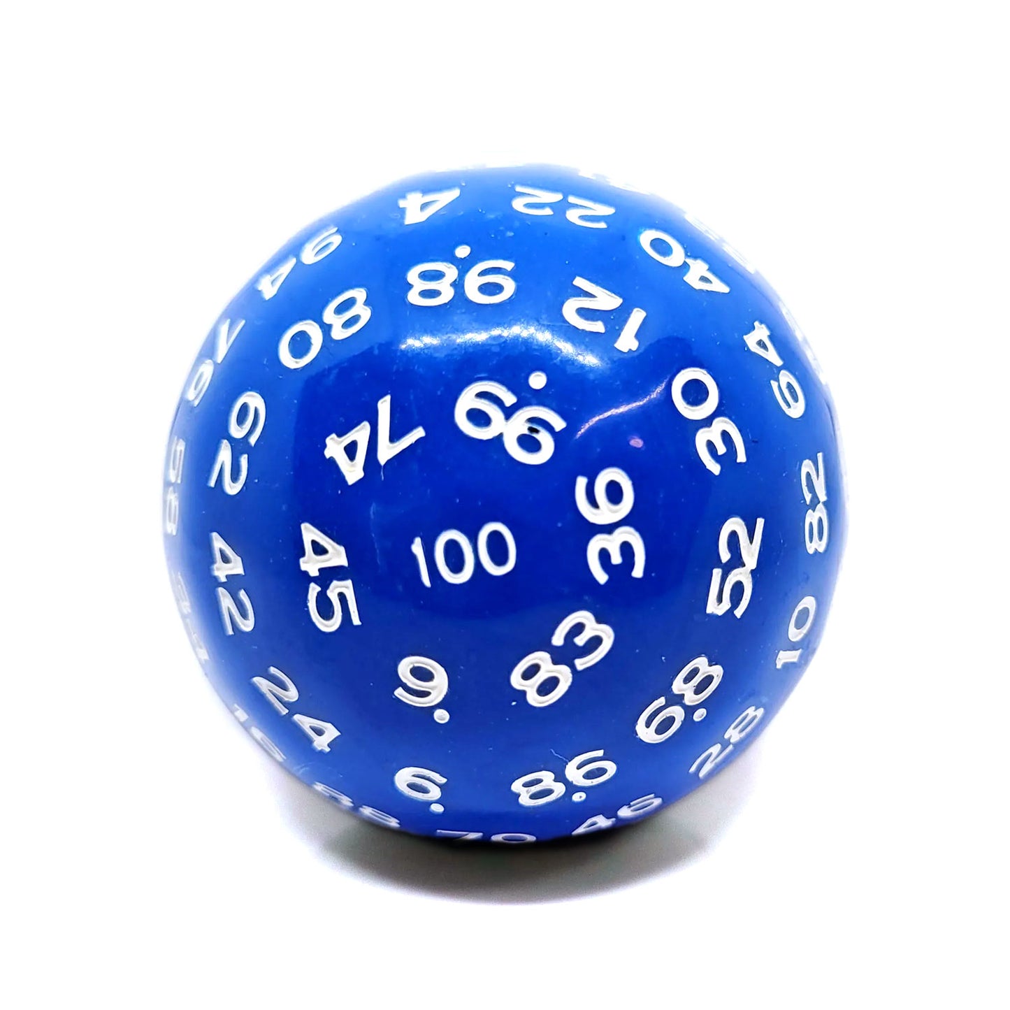 D100 Würfel Blue/White