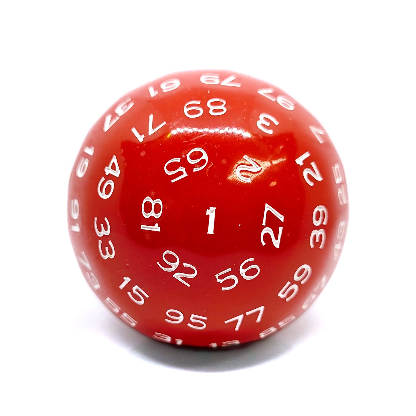 D100 Würfel Red/White