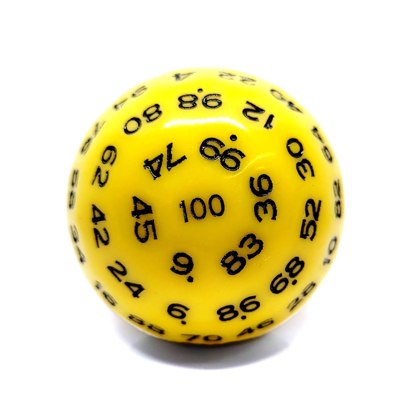 D100 Würfel Yellow/Black