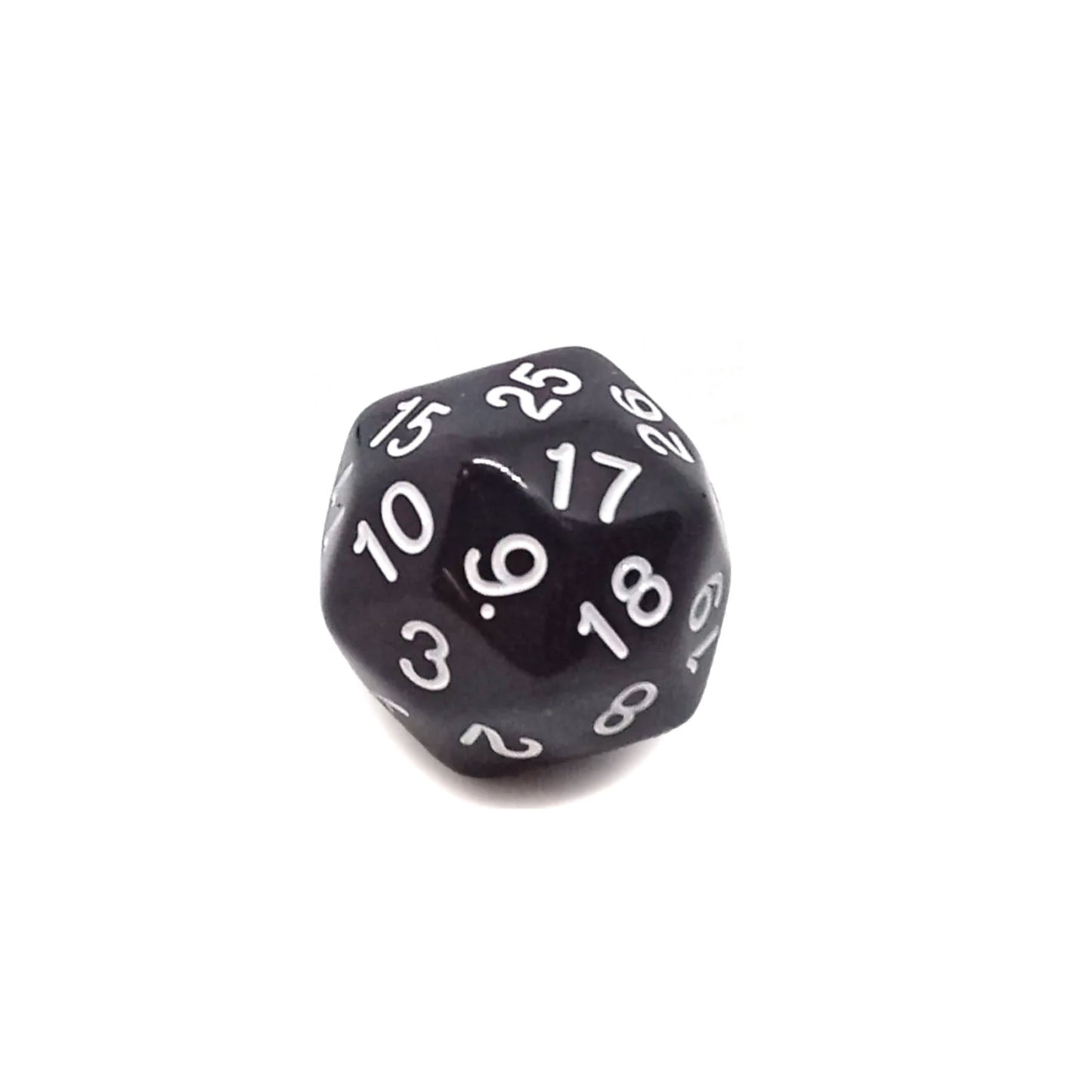 D30 Würfel Opaque Black