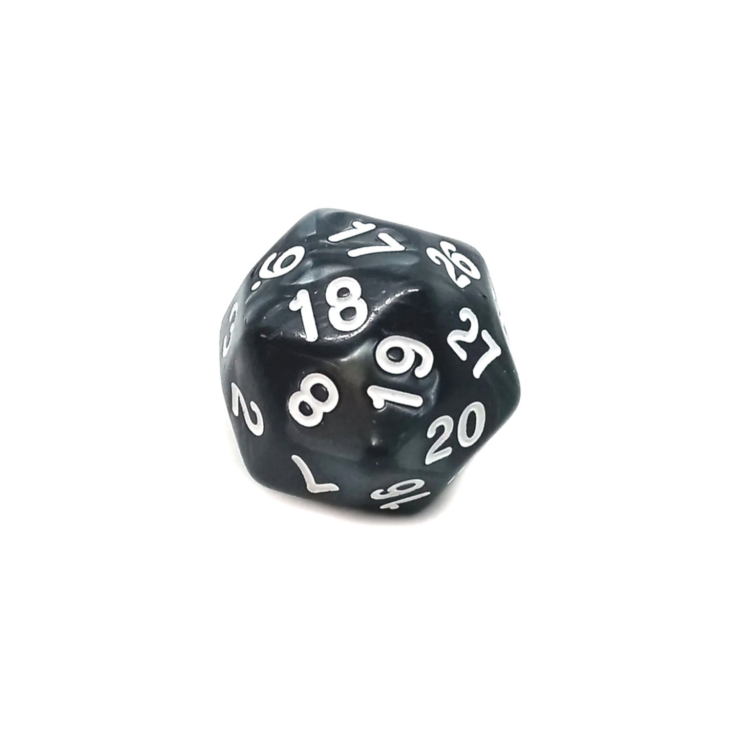 D30 Würfel Pearl Black