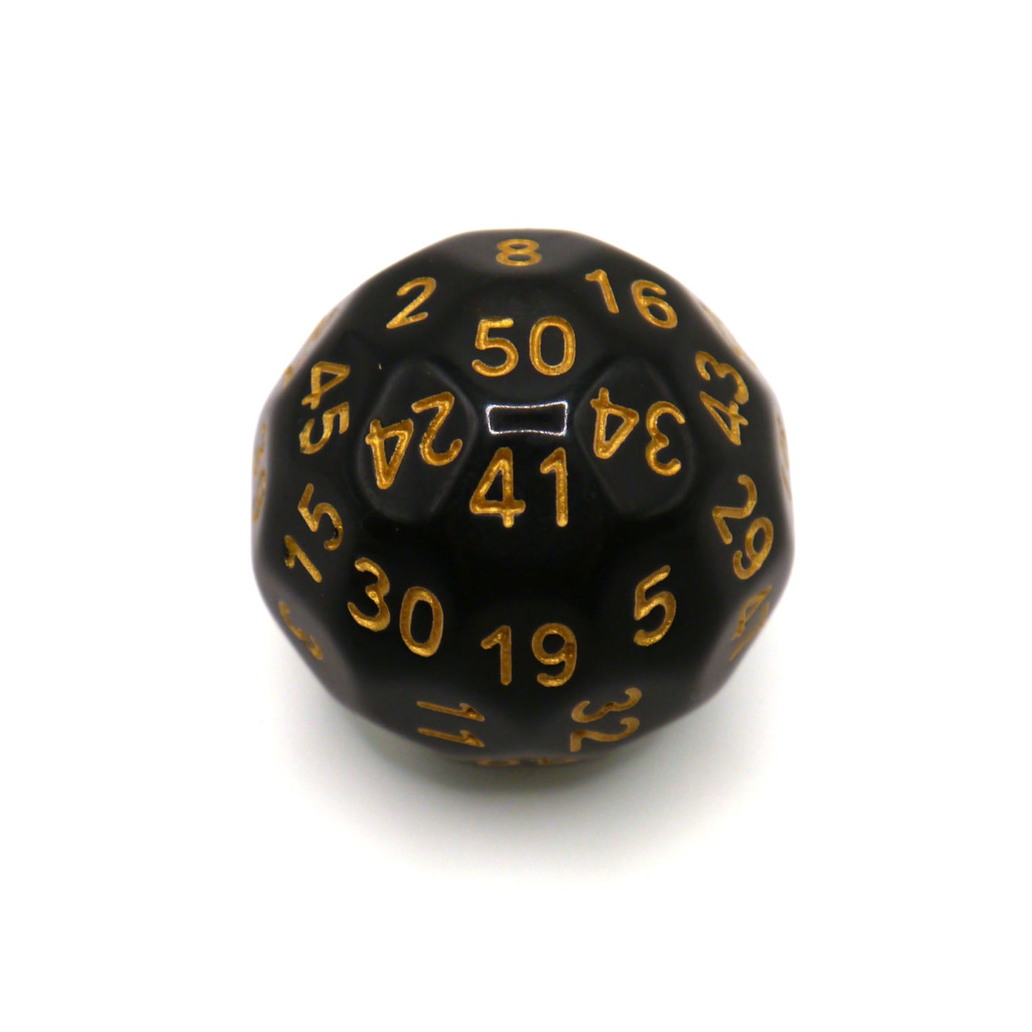 D50 Würfel Opaque Black
