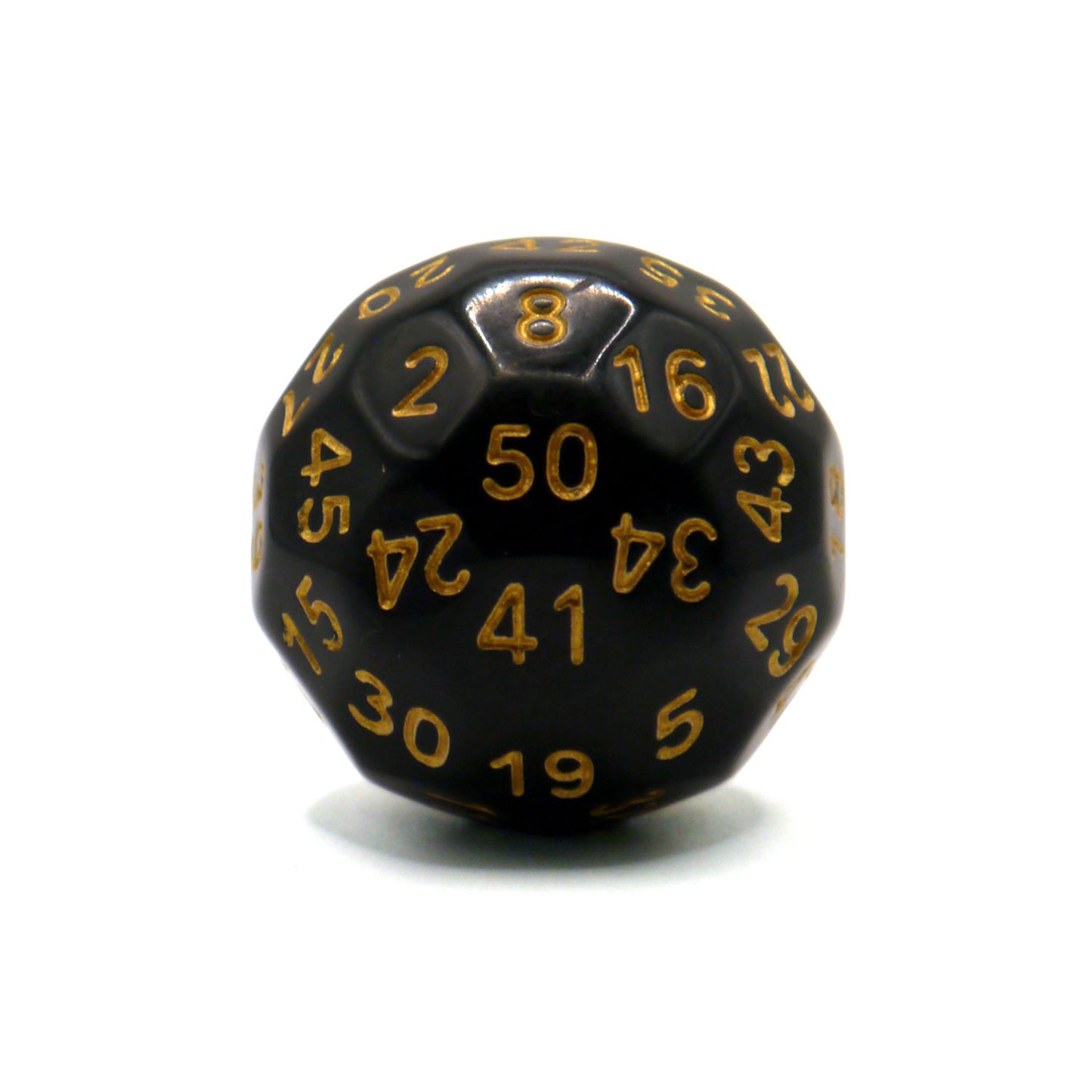 D50 Würfel Opaque Black