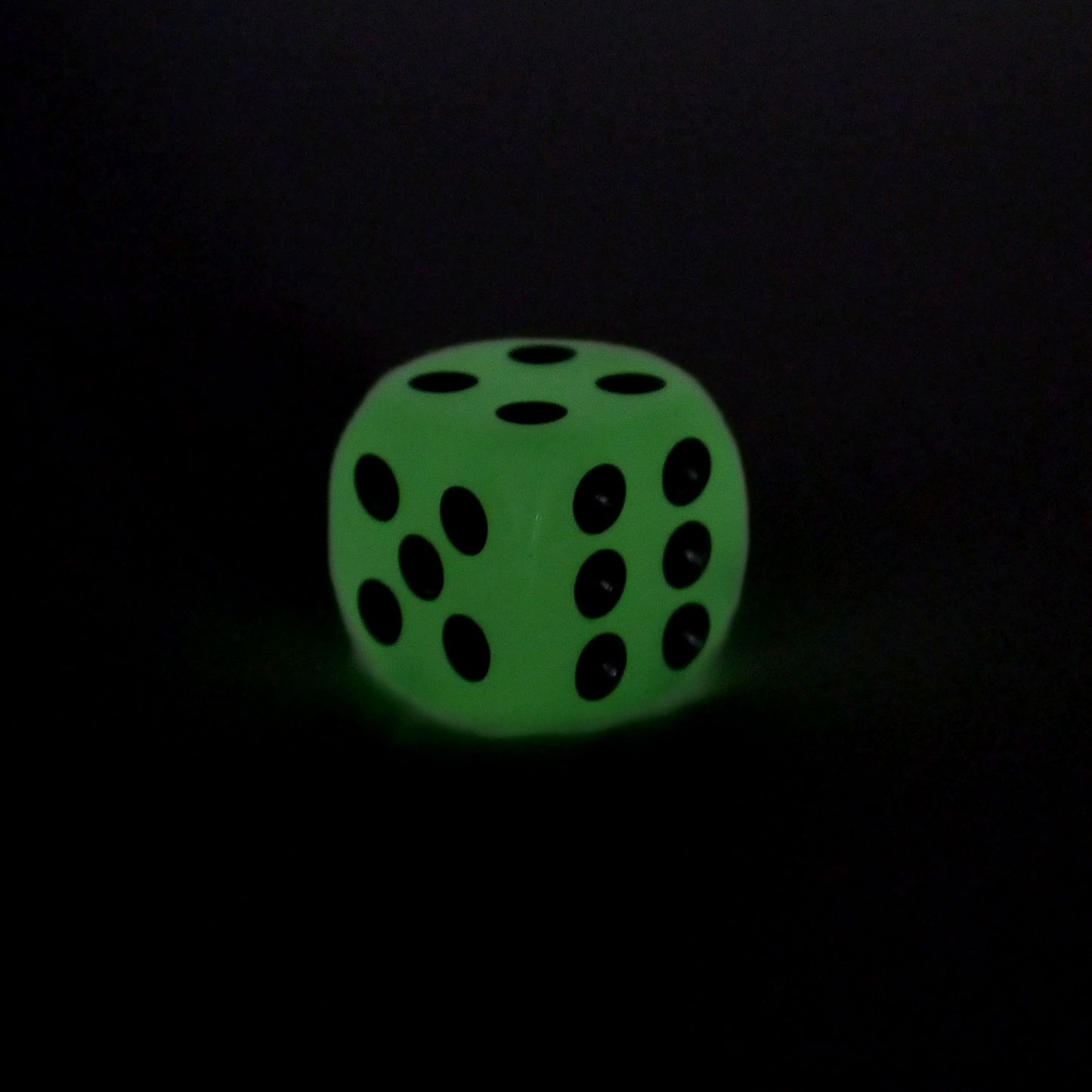 D6 1 Würfel: Glow in the dark