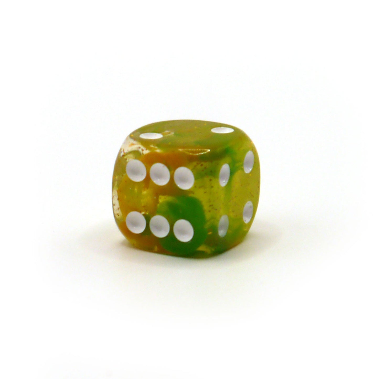 D6 1 Würfel: Starlight Green/Yellow