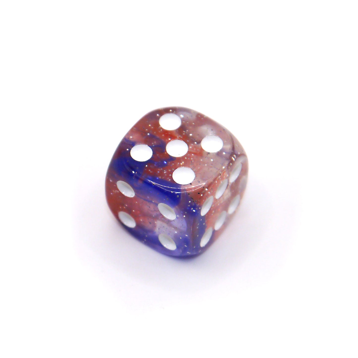 D6 1 Würfel: Starlight Red/Blue