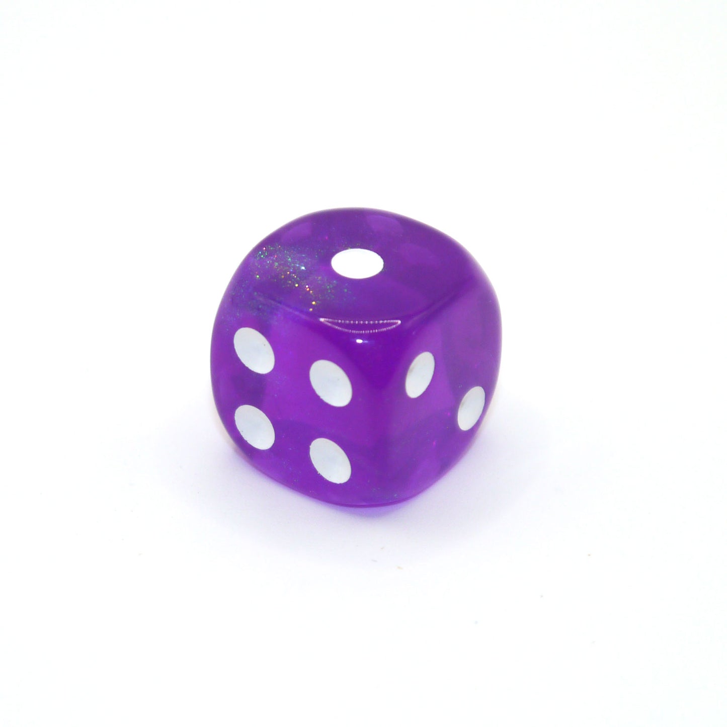 D6 1 Würfel Galaxy: Purple Borealis
