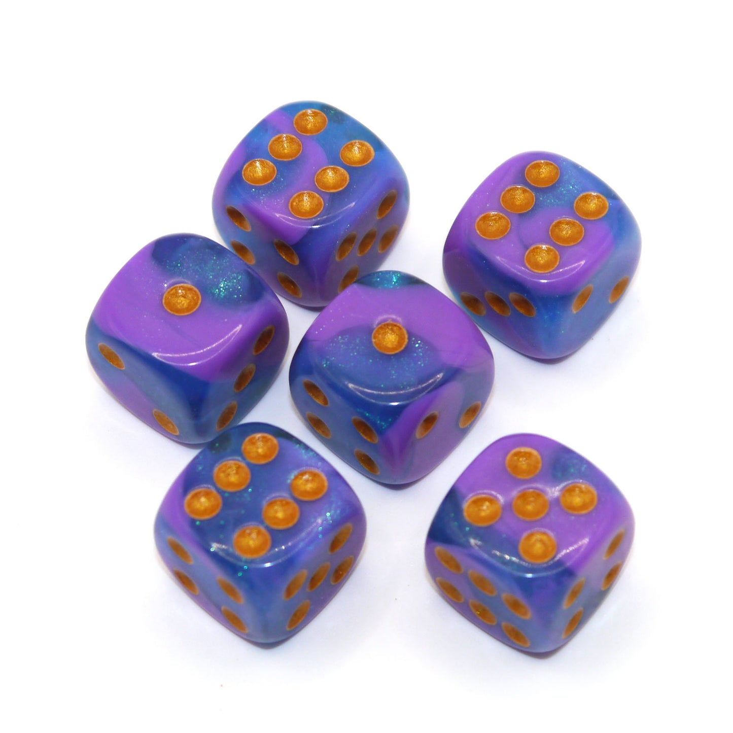 D6 Würfelset Galaxy: Purple Clouds