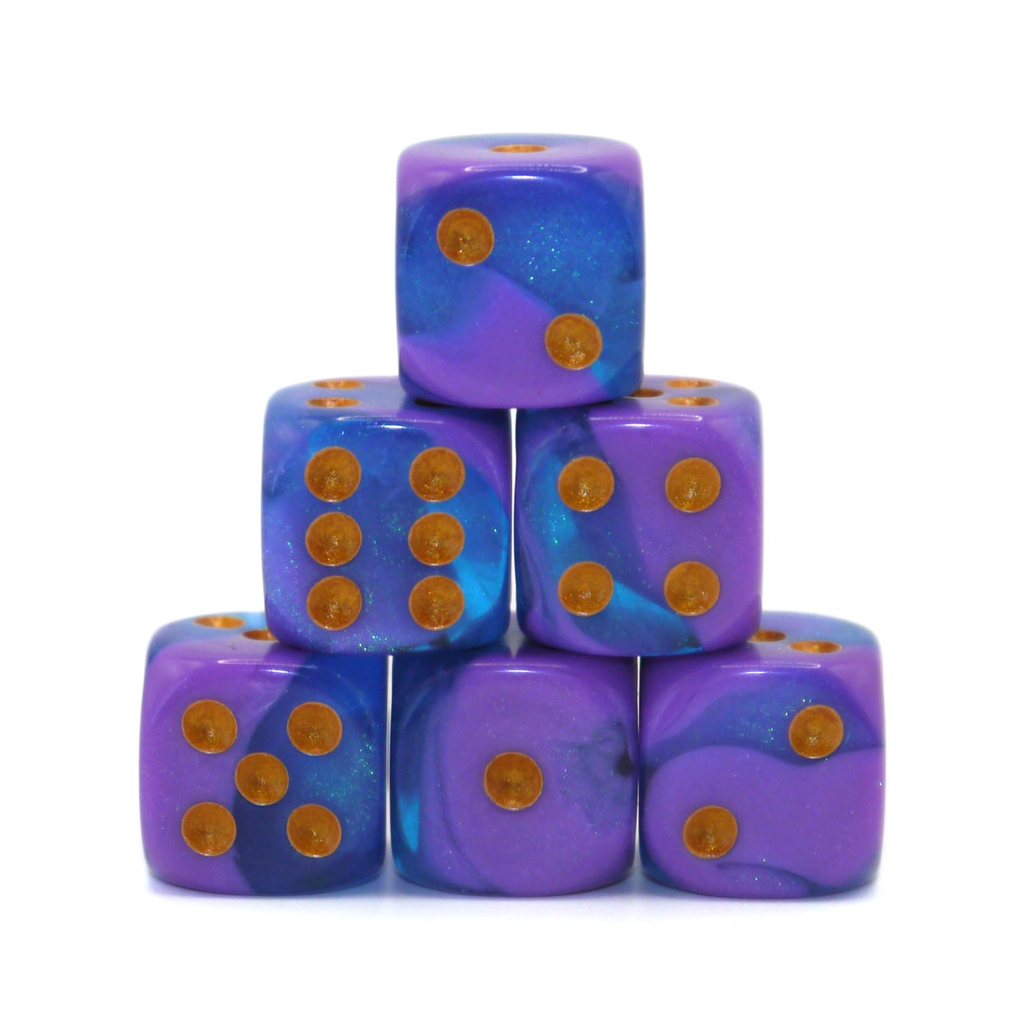 D6 Würfelset Galaxy: Purple Clouds