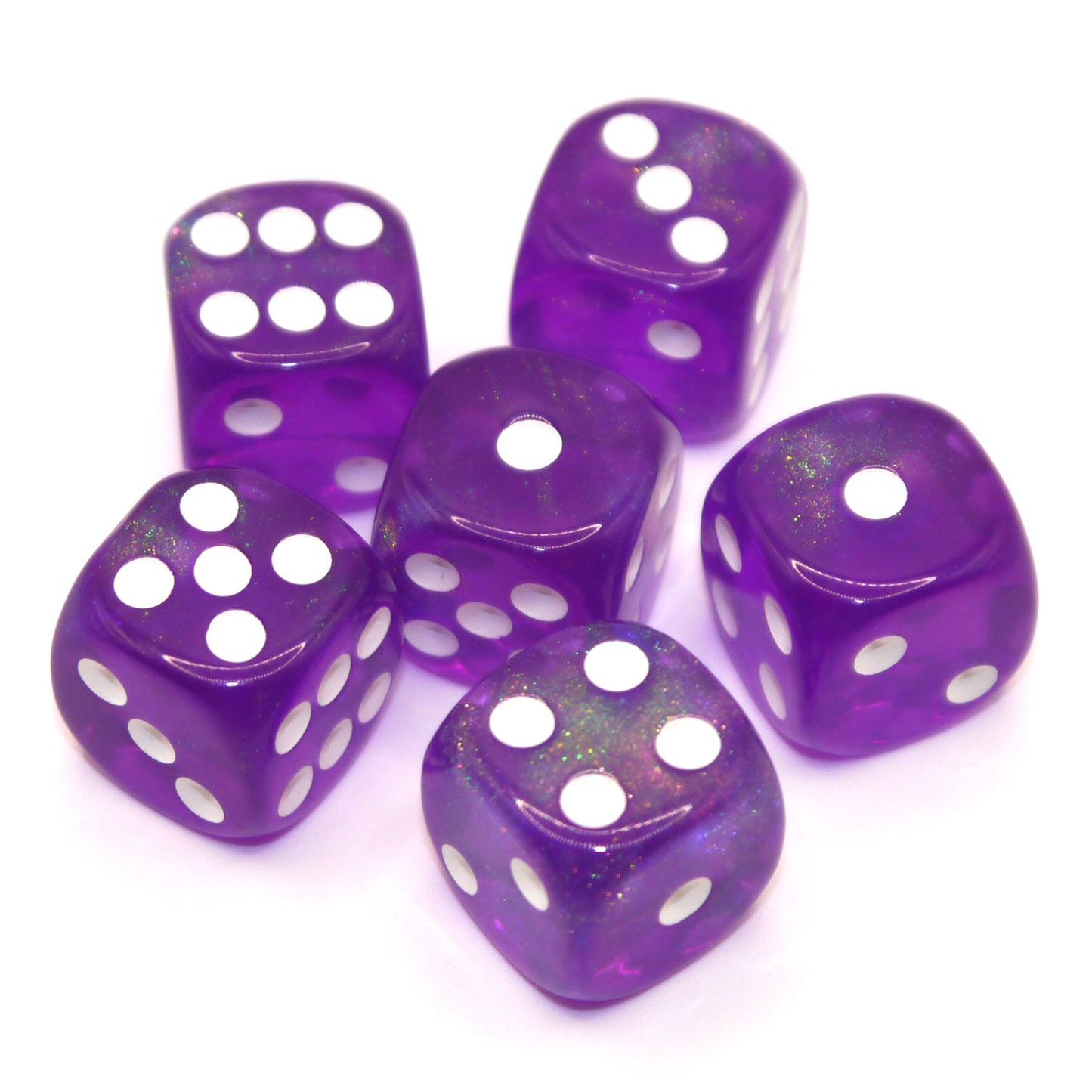 D6 Würfelset Galaxy: Purple Borealis
