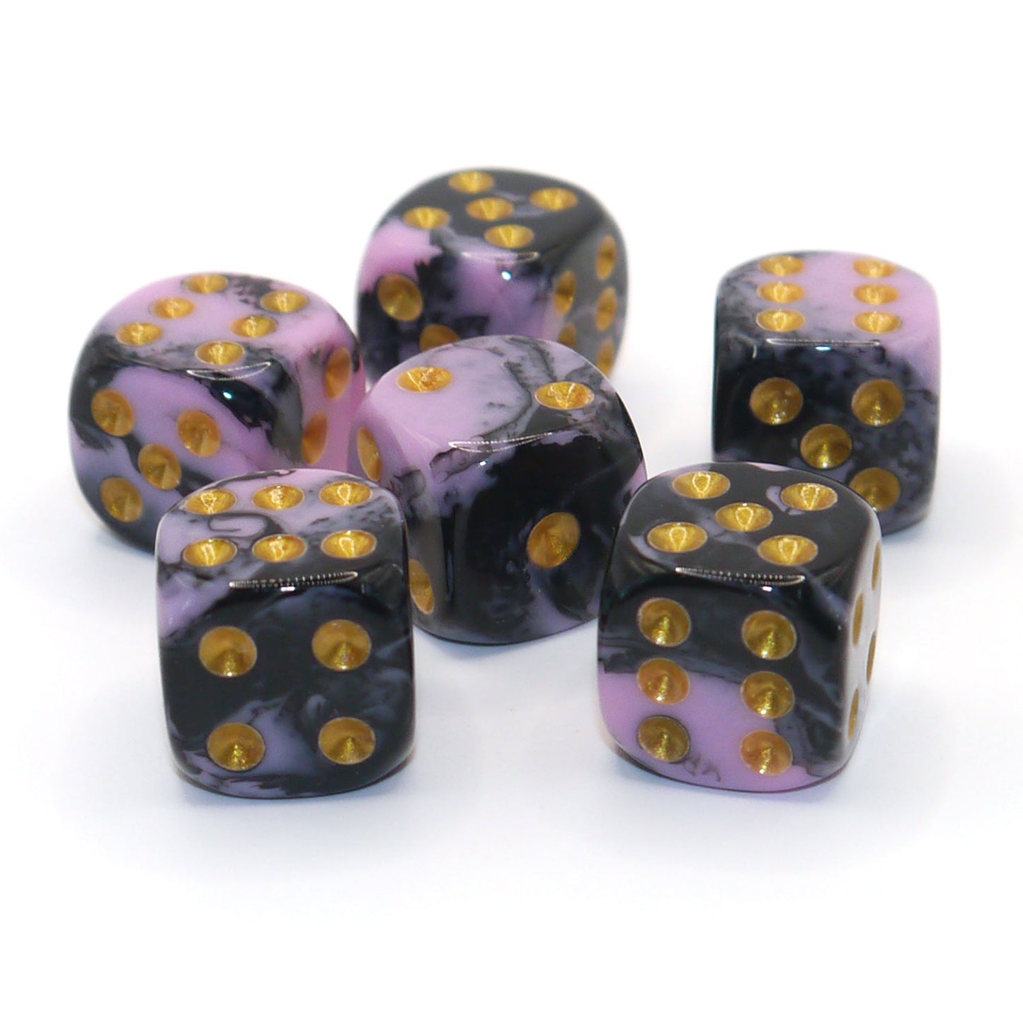 D6 Würfelset Pink Panda