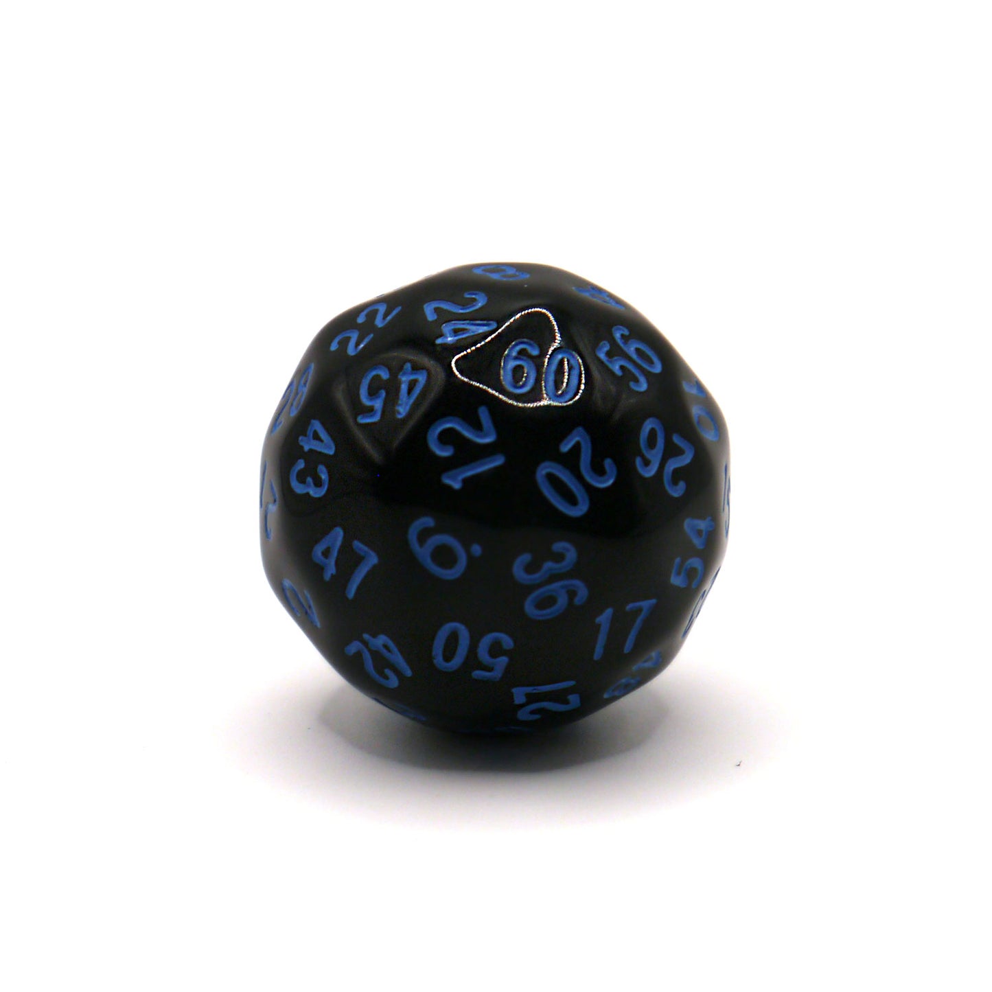 D60 Würfel Schwarz/Blau