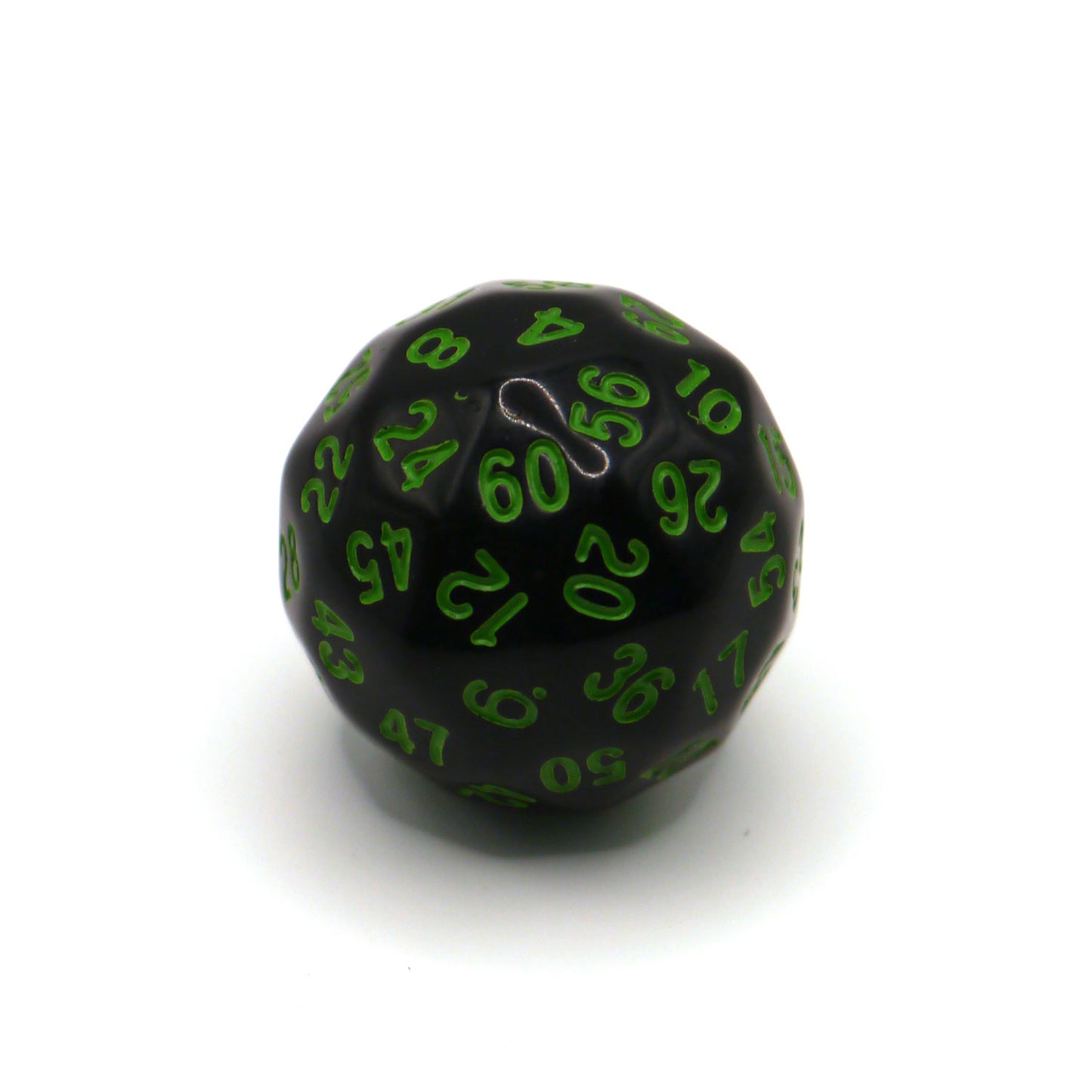 D60 Würfel Schwarz/Grün