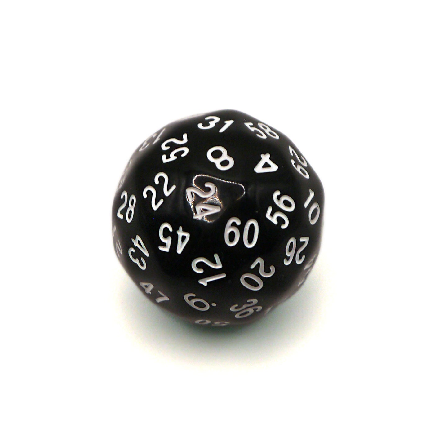 D60 Würfel Schwarz/Weiß