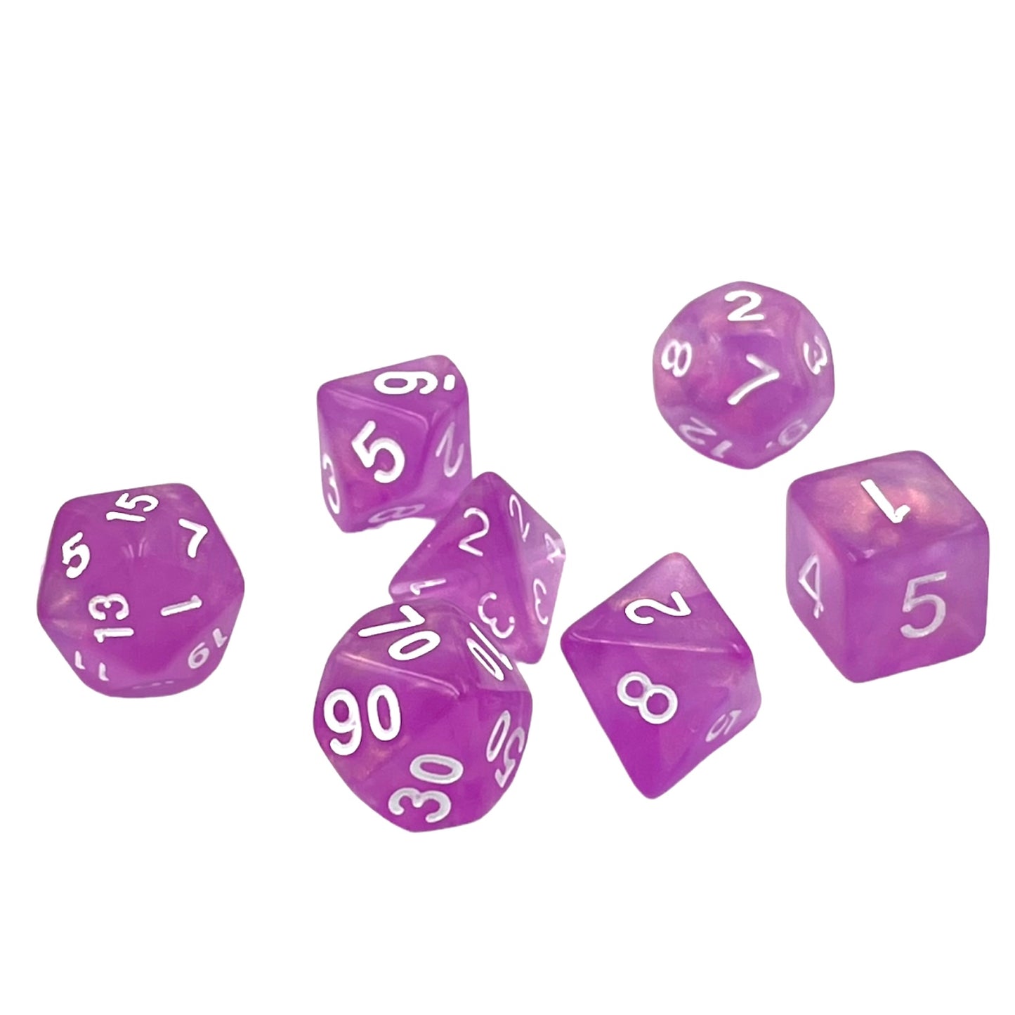 7-teiliges RPG Würfelset Galaxy: Dream in Bloom