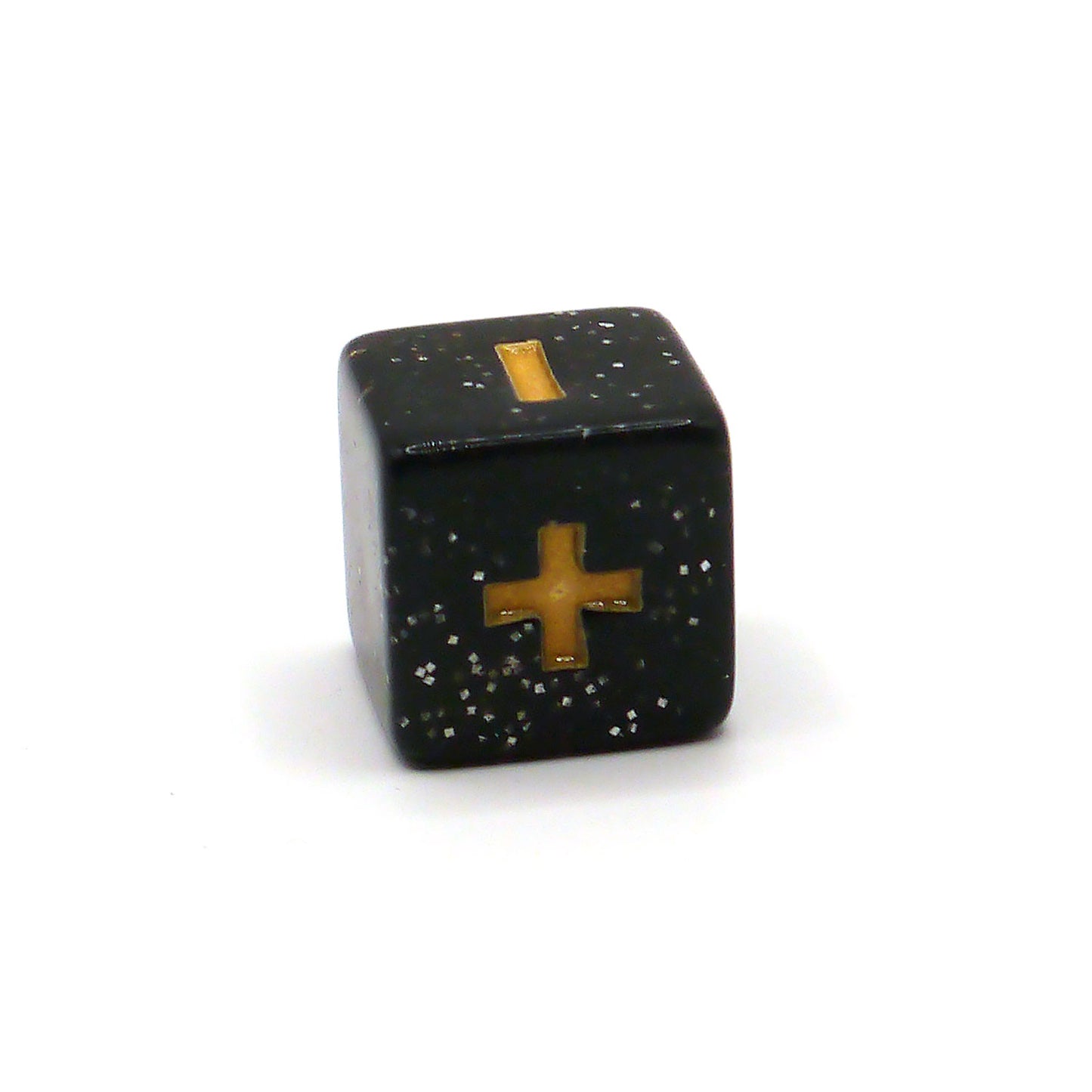 Fate & Fudge Würfel: Black Glitter