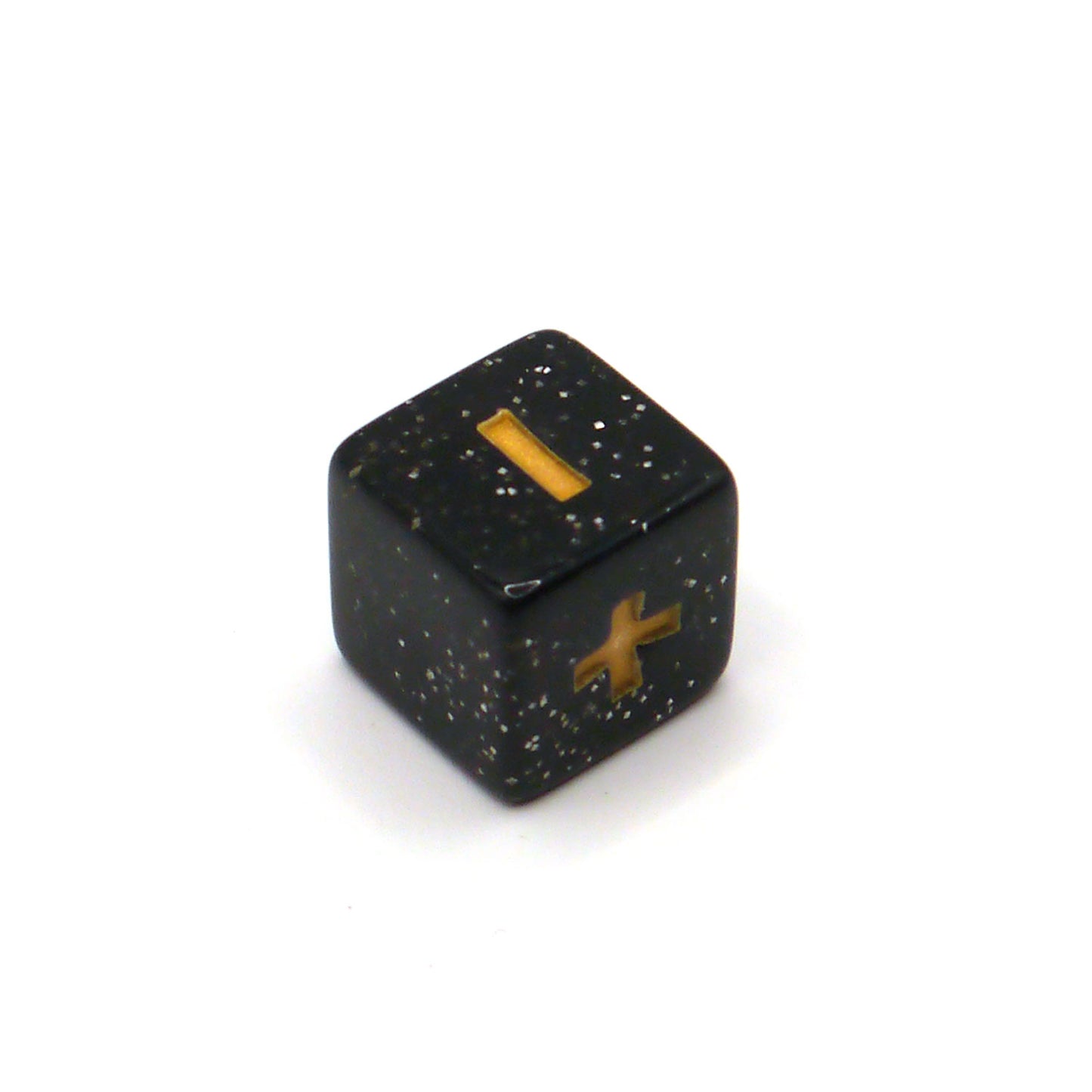 Fate & Fudge Würfel: Black Glitter