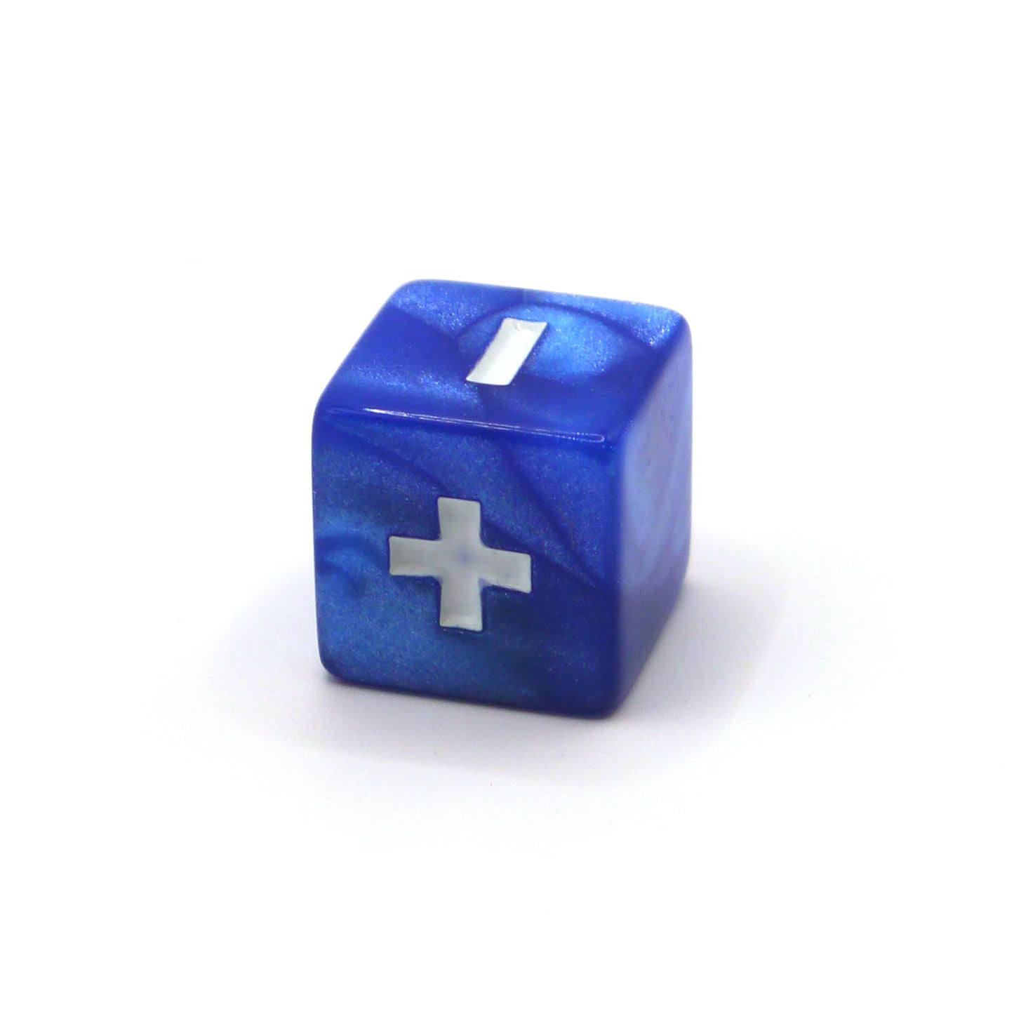 Fate & Fudge Würfel: Glimmer Blue