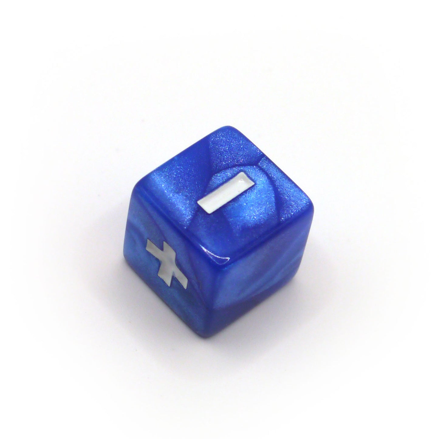 Fate & Fudge Würfel: Glimmer Blue