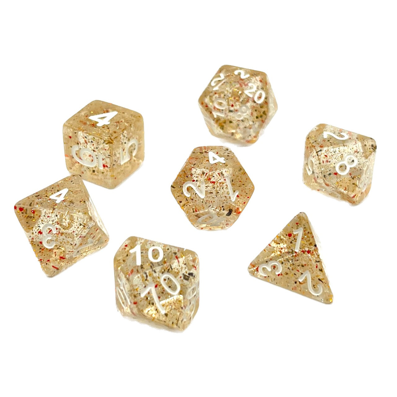 7-teiliges RPG Würfelset Confetti: Little Stars