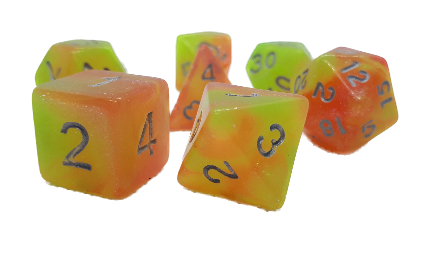 7-teiliges RPG Würfelset Galaxy: Carribbean