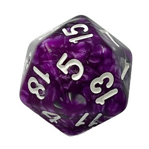D20 Würfel Racing Purple