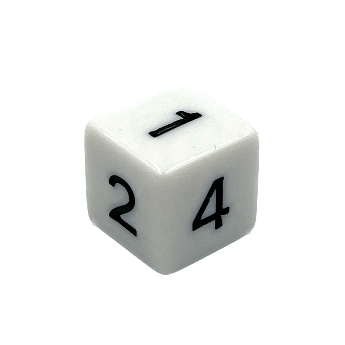 D6 Würfel White